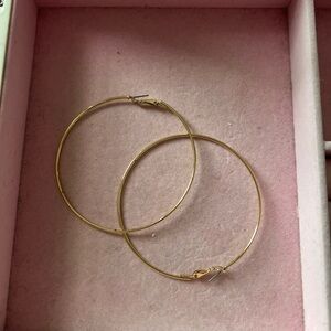 Elegant Gold Hoop Earrings